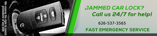 Jammed Car Lock? Call Locksmith San Gabriel